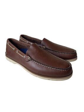 Sperry Top Sider Leeward Mens Leather Boat Shoes Size 11.5